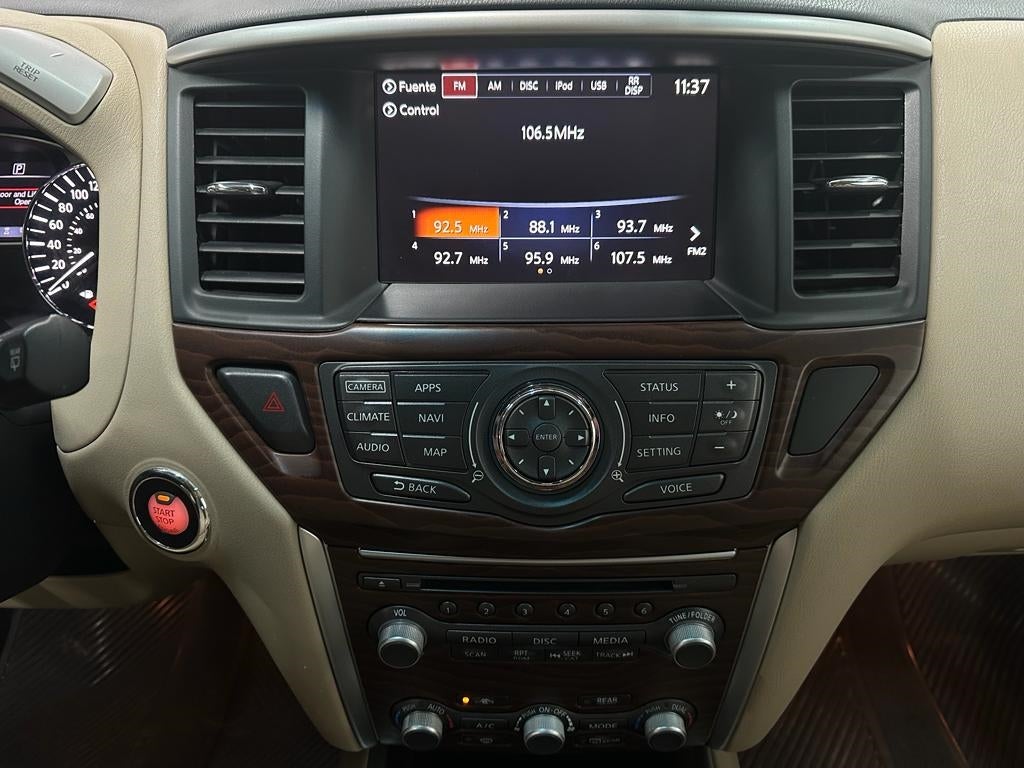 2017 Nissan Pathfinder EXCLUSIVE AWD V6 3.5L 260 CP 5 PUERTAS AUT PIEL BA AA QC